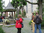 Jean-Paul-Brunnen vor dem Geburtshaus des Dichters Jean Paul
