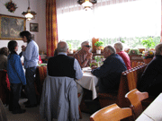 beim Mittagessen im 'Silberhof