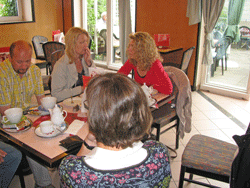 Schnappschuss im Cafe Stoer in Bad Alexandersbad