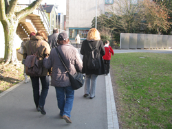 auf dem Rückweg zum Bahnhof