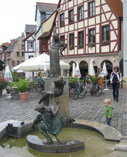 Detail des Gaukler-Brunnen