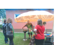 beim Sommerfest