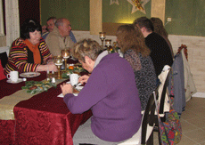 auf der Weihnachtsfeier im Eberhardtshof